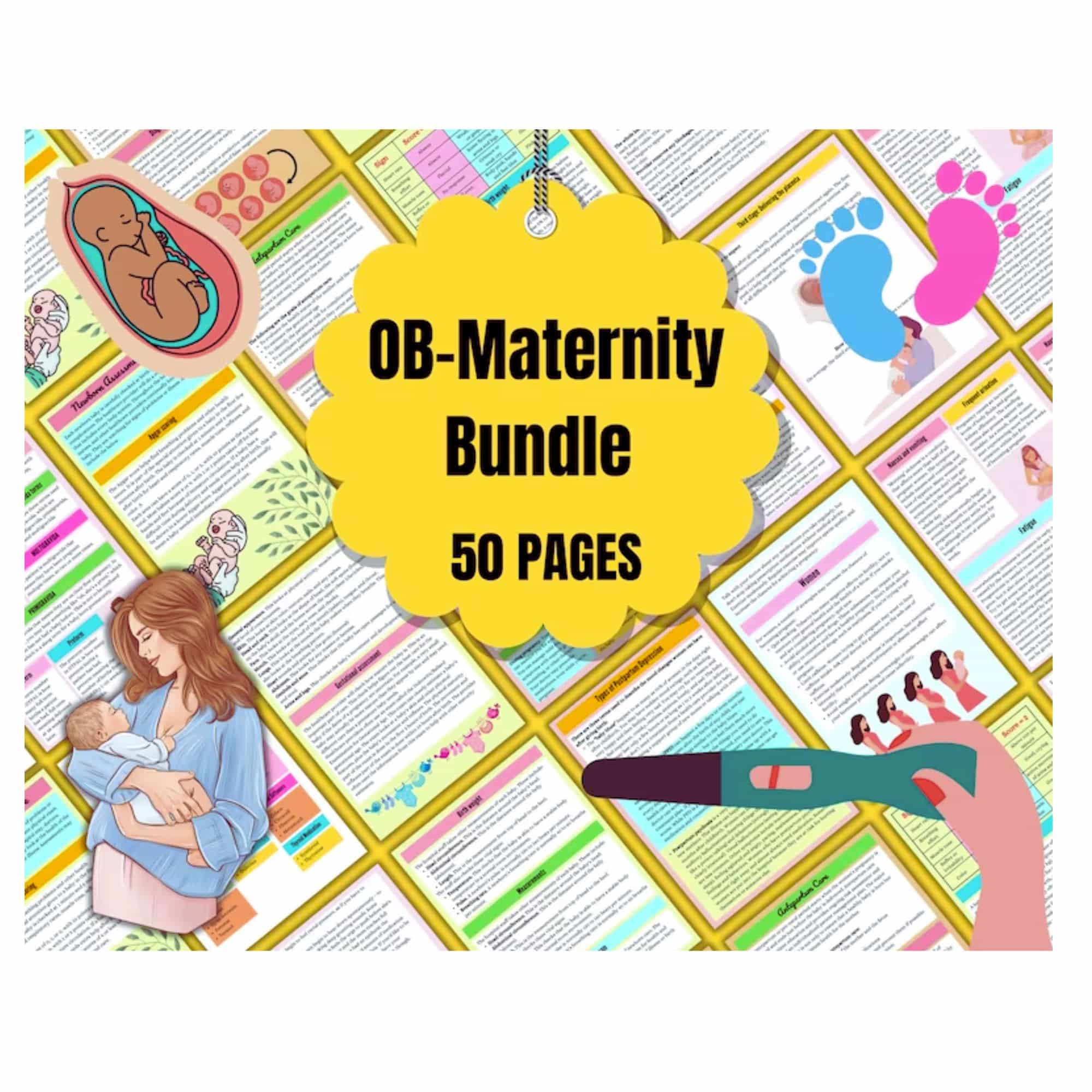 Ob Maternity Nursing Bundle 50 Pages