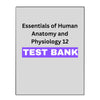 Essentials of Human Anatomy and Physiology 12 Test Bank