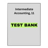 Intermediate Accounting, 11 Test Bank
