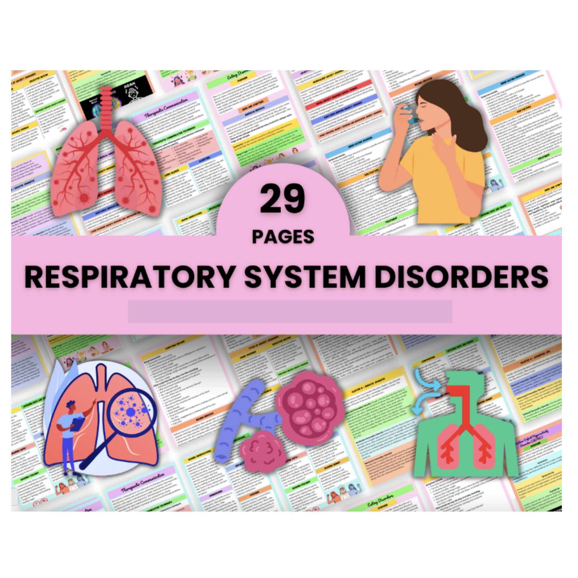 Respiratory System Bundle 29 Pages