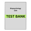 Test Bank for Biopsychology 11