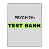 Test Bank for PSYCH  7