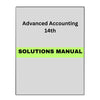Solutions Manual for Advanced Accounting 14