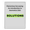 Solutions Manual for Elementary Surveying 15