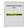 Solutions Manual for Financial Accounting 11